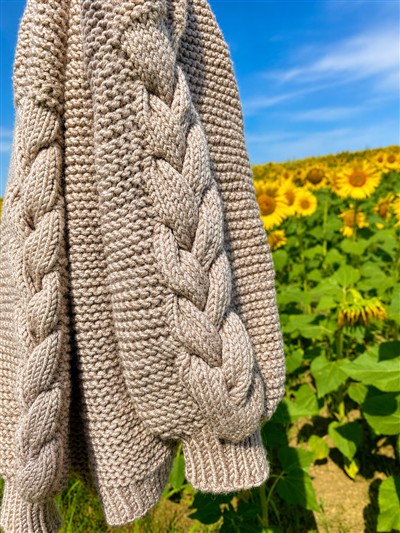 Sunflower Field Beige Cardigan
